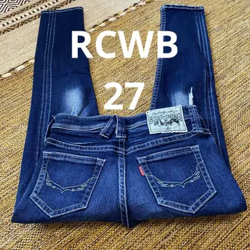 RCWB 로데오 크라운 크러쉬 스트레치 스키니 데님 부츠인