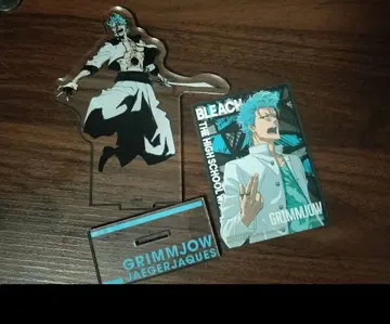BLEACH 랜드마크 그리모조 재규어 잭 아크릴 스탠드 혜택 카드