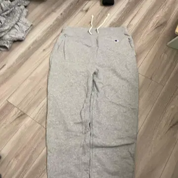 Champion 그레이 스웨트 팬츠 X-LARGE