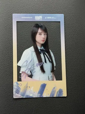 노기자카46 신참자 폴라로이드풍 클리어 카드 야타 모에카
