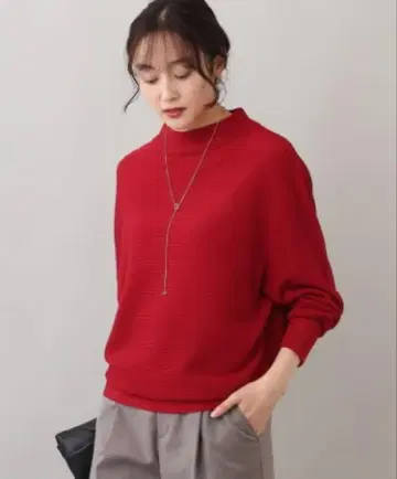 [ UNTITLED ] 아이비 울 빌드넥 니트