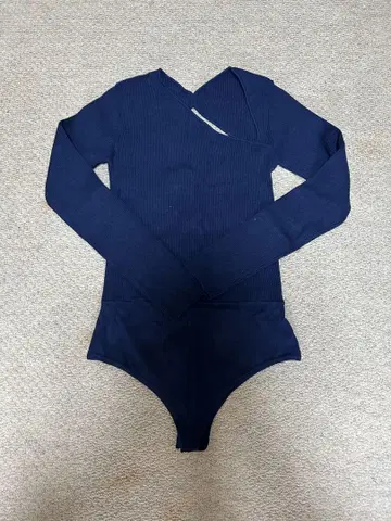 Searoomlynn 니트 바디 수트 네이비