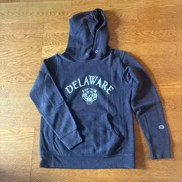 Champion 칼리지 후드티 DELAWARE 네이비 S 트리코 태그