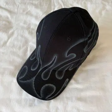 Black fire cap y2k cyber