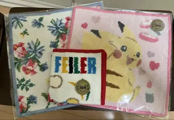 [ 새상품 ] FEILER 손수건 3개 세트