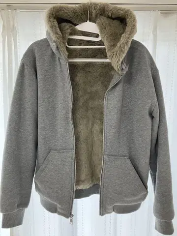 [ 새상품급 ] 아르마니 익스체인지 퍼 집업 후드티 S 사이즈