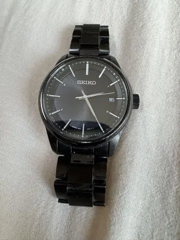 SEIKO 블랙 손목시계