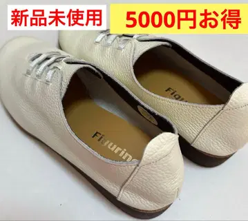 Figurino 화이트 가죽 신발 24.0