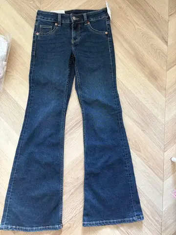 H&M 플레어 로우 웨이스트 부츠컷 데님 size 32