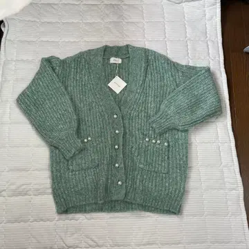 ROSIEE 민트 그린 가디건