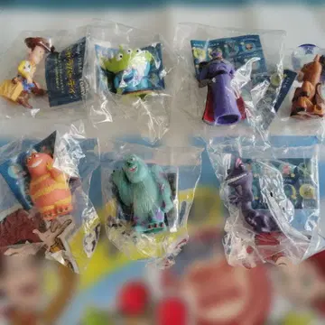 토이 스토리 몬스터 주식회사 디즈니 픽사 캡슐 토이 7체 세트