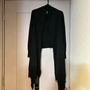 DKNY 다나 캐런 실크 가디건 블랙