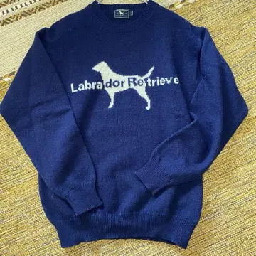 Labrador Retriever 빅 로고 니트