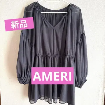 새상품 택 없음!! AMERI 다크 그레이 튜닉 프리 사이즈