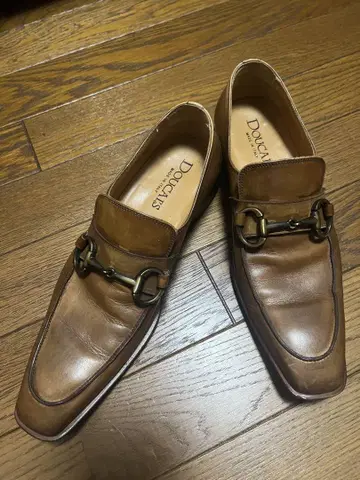 DOUCAL'S 브라운 가죽 로퍼
