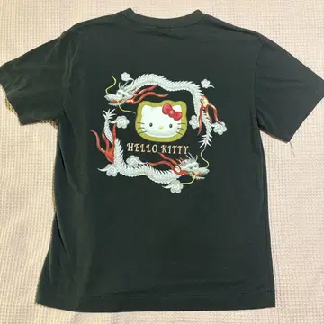 HELLO KITTY 키티&드래곤 반팔 T셔츠 2000년