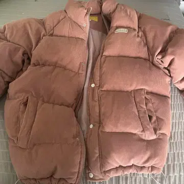 MAIN BOOTH 코듀로이 다운 자켓 핑크