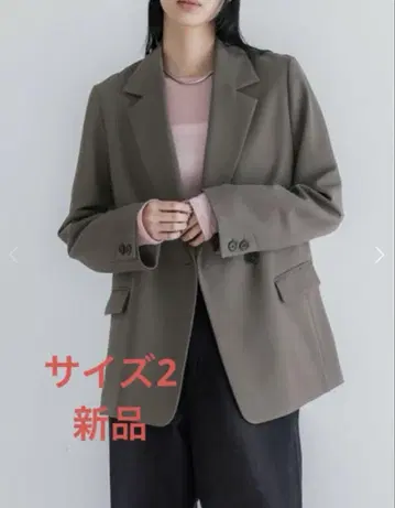 crewre 더블 테일러드 자켓