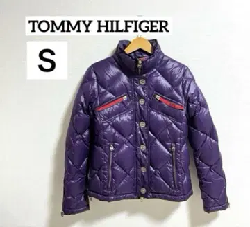 TOMMY HILFIGER 타미힐피거 다운 자켓 S 퍼플