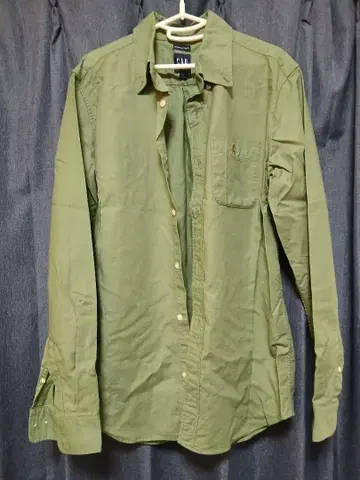 GAP 그린 긴팔 셔츠 S