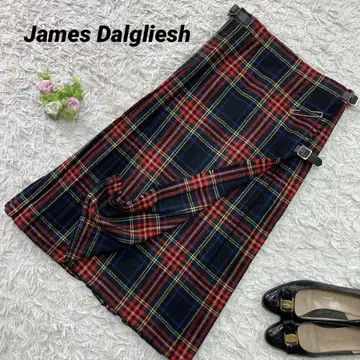 영국제 James Dalgliesh 유로 구제 의류 울 랩스커트