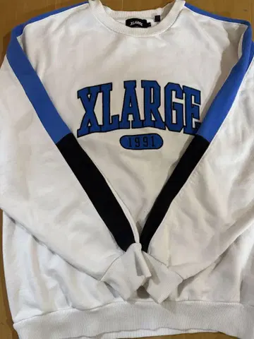 XLARGE 맨투맨 L 화이트/블루 1991년