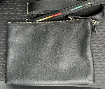 Paul Smith 블랙 가죽 숄더백