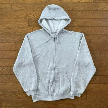 JERZEES 지퍼 후드티 그레이 무지 S