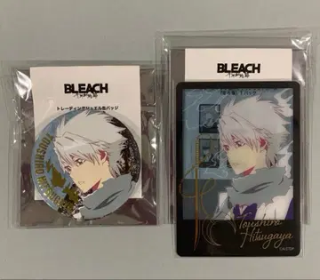 BLEACH 히즈카야 토시로 anique 클리어 포토 카드 캔뱃지