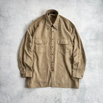 90s van heusen soft suede shirt