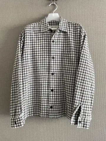 Time is on CROPPED PLAID SHIRT