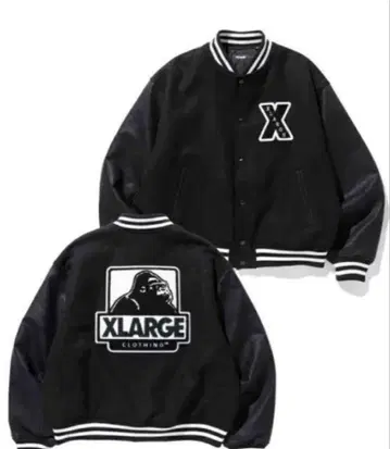 XLARGE 바시티 자켓 블랙 XL