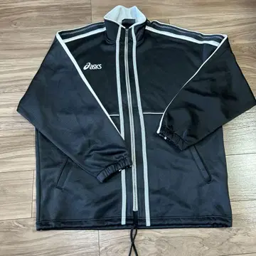 asics 아식스 저지 화이트 블랙 O 사이즈 상의