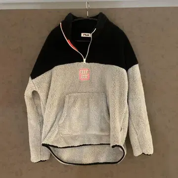 FILA 플리스 하프 지퍼 자켓