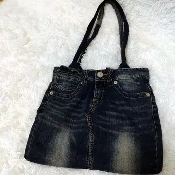 데님 리메이크 핸드메이드 리메이크백 토트백 USED 느낌 강함