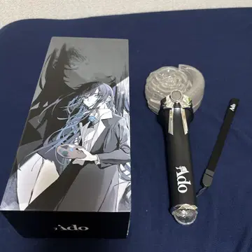 op 장미형 응원봉 블랙