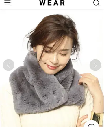 헬렌 무어 helen moor 퍼 티펫 머플러 별주