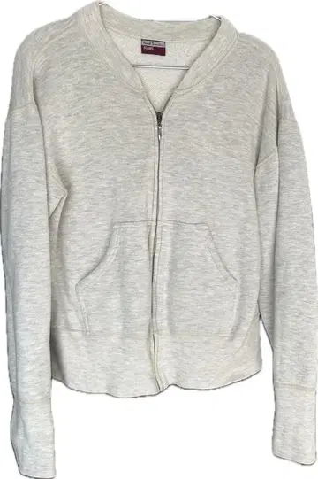 Paul Smith Jeans 아이보리 풀 집업 후드티