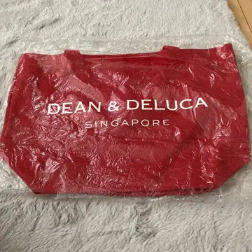 DEAN & DELUCA 토트백 레드 SINGAPORE