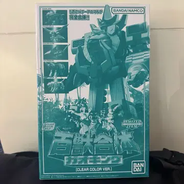 [ 미개봉 새상품 ] DX 초합금 백수합체 가오킹 클리어 컬러 ver