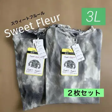 새상품 3L 타이다이 시어 탑 Sweet Fleur 오카다 유리