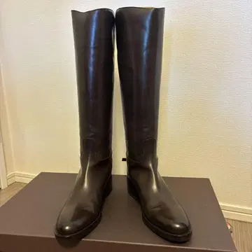 SARTORE 다크 브라운 롱 부츠 38