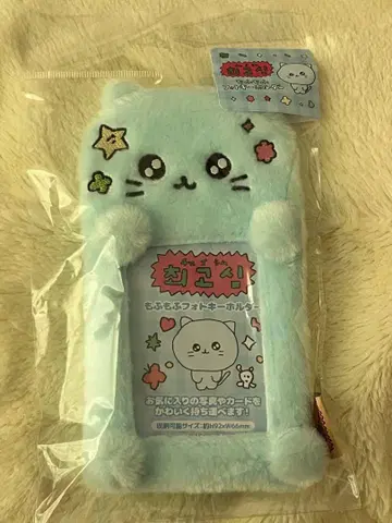 최고심 모후모후 사진 키링 고양이 최고심 (블루)