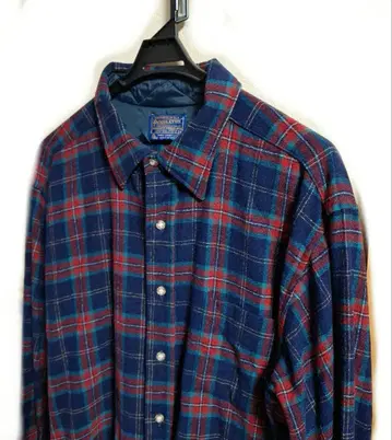즉시 구매 OK! Pendleton 울 체크 무늬 긴팔 셔츠 XL
