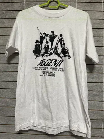 아이돌 5인조 화이트 구제 의류 빈티지 M