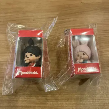 몽치치 앉은 피규어 키링 2개 세트