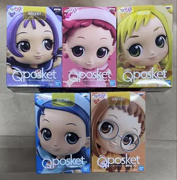 Q-posket 큐포스켓 오쟈마녀 도레미 A 컬러 5종 세트