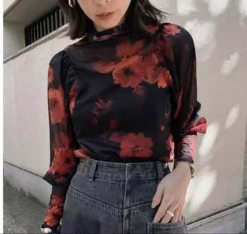 Ameri vintage LIDIA SHEER TOP 아메리 시어