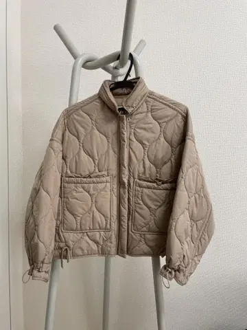 베이지 퀼팅 자켓 ZARA