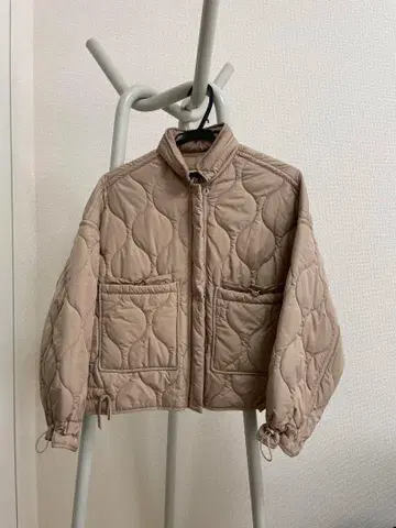 베이지 퀼팅 자켓 ZARA